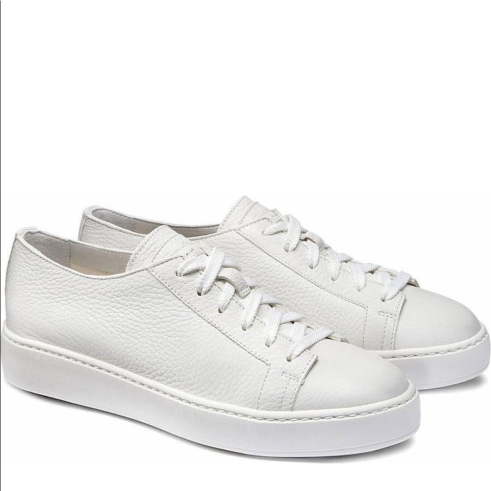 NEW SANTONI Cleanic Lace-Up Sneaker Women 7.5